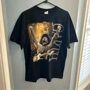 Garth Brooks Kansas City Tour Concert 9 Times 2007 Country Sz L Black T Shirt